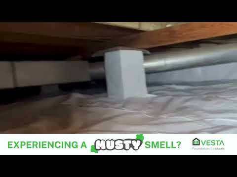 Musty Crawlspace Repair