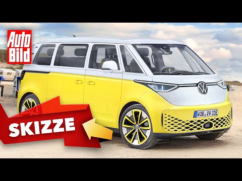 VW ID.Buzz (2022) | Volkswagen elektrifiziert den Bulli | Skizze