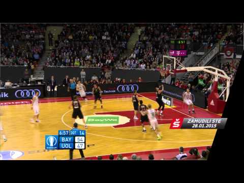 Bayern Muenchen - Union Olimpija 90:84 (4. krog, EuroCup LAST32, 28.1.2015) - Highlights