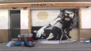 Graffiti persiana Sitges