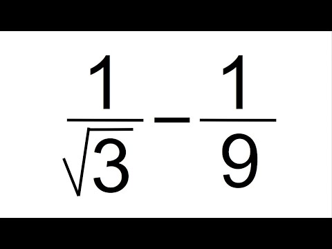 SUMAS Y RESTAS DE FRACCIONES CON RAÍCES EN EL DENOMINADOR. Matemáticas Básicas