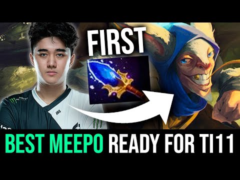 BEST Meepo READY for TI11 - Abed FIRST ITEM Aghanim