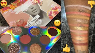 Colourpop ‘Sweet Talk&#39; Eyeshadow Palette - LIVE SWATCHES | WOC