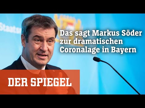 Das sagt Markus Söder zur dramatischen Coronalage in Bayern - Livestream