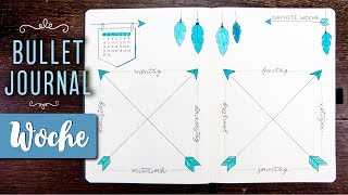 Bullet Journal deutsch: WOCHENÜBERSICHT | 3 Layout Ideen