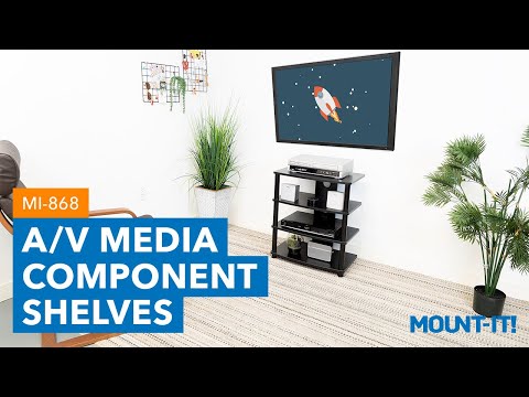A/V Media Component Shelves | MI-868 (Features)