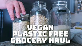 Vegan Plastic Free Grocery Haul (Is this a vlog?)