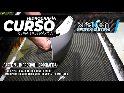 Curso Completo de Hidrografía/Water Transfer Printing - Parte 5 - Impresión
