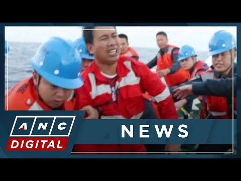 China Coast Guard rescues 13 Filipino crew members of foreign cargo vessel in West PH Sea | ANC