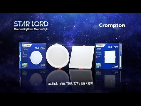 Star cosmos 12w crompton led panel light, cool daylight, rec...