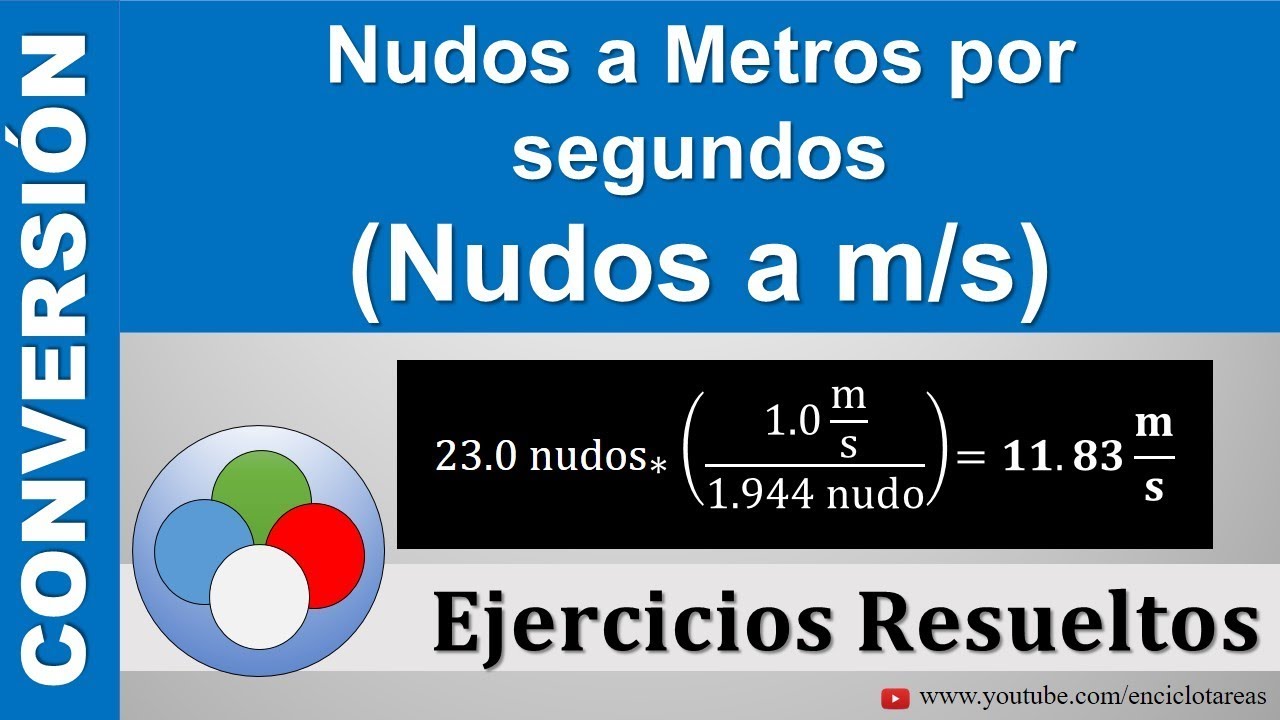 Nudos a Metros por segundo (nudo a m/s)