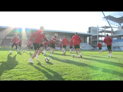 Tréning Spartaka pred derby