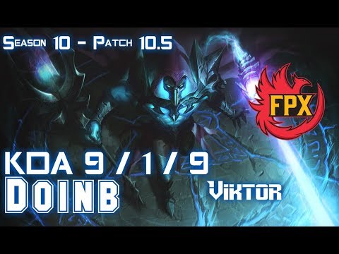 FPX Doinb VIKTOR vs MAOKAI Mid - Patch 10.5 KR Ranked