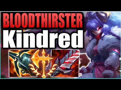 Is Bloodthirster Rush Kindred Actually Sleeper Op?! (Crit Kindred Carry) - League Of Legends