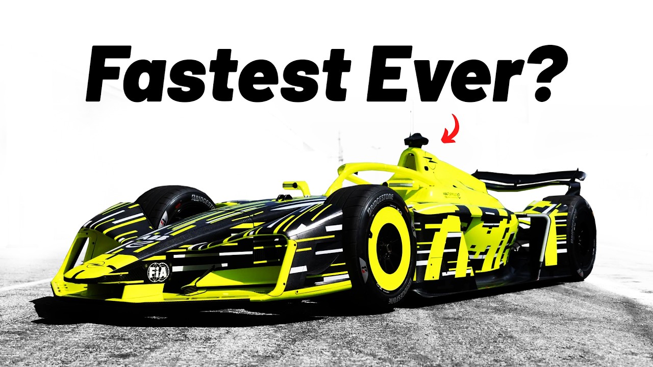 Formula E Gen 4 car on track, representing the new 805 horsepower generation of electric racing cars