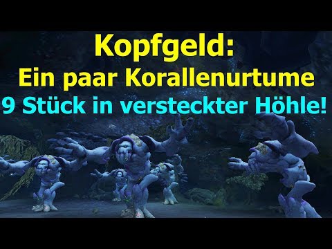 WoW 8.2 Nazjatar - Kopfgeld: Ein paar Korallenurtume Location Guide