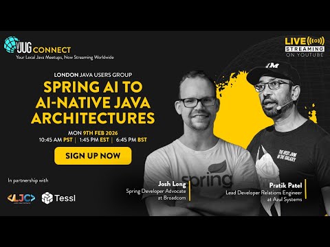 Spring AI to AI-Native Java Architectures with Josh Long & Pratik Patel