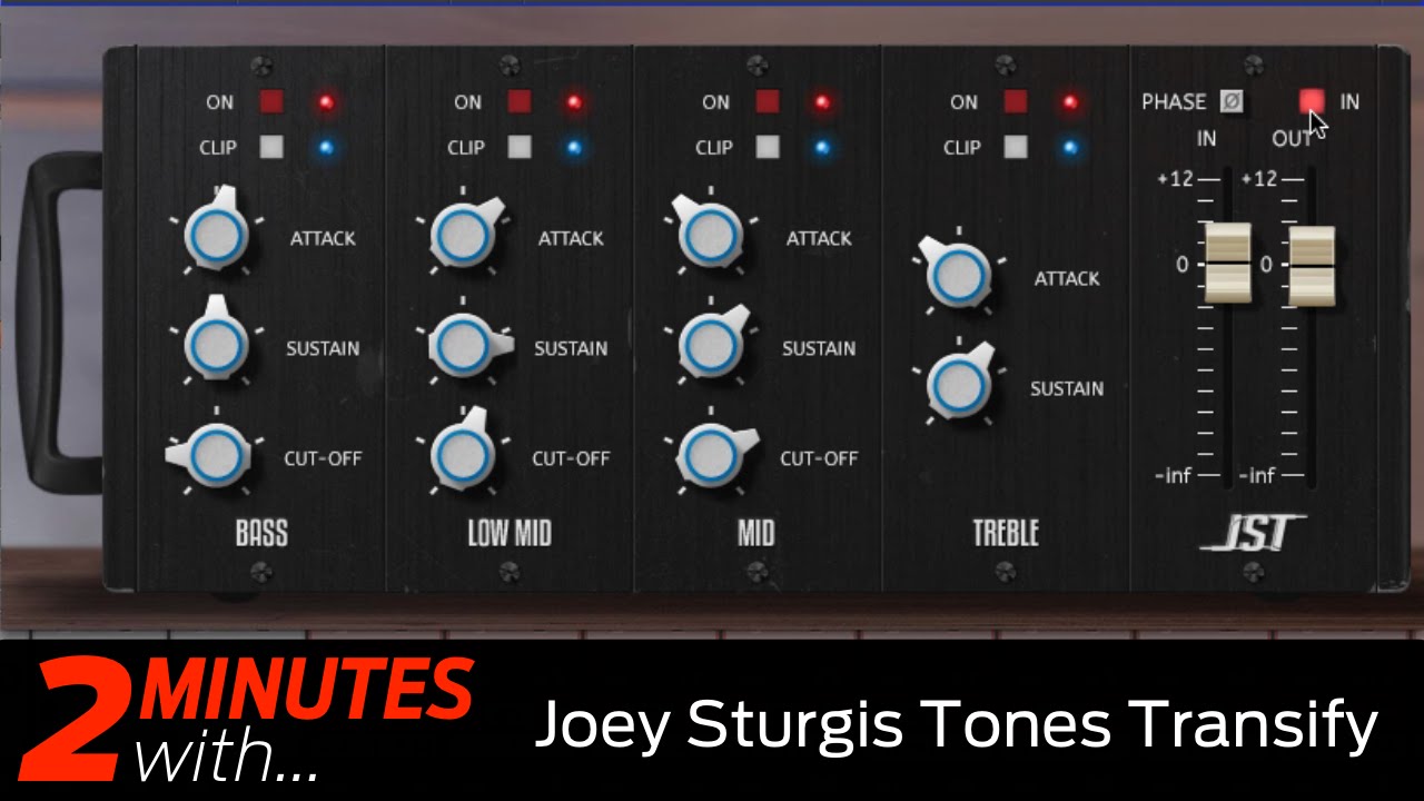 Joey Sturgis Tones Transify VST/AU plugin in action - YouTube