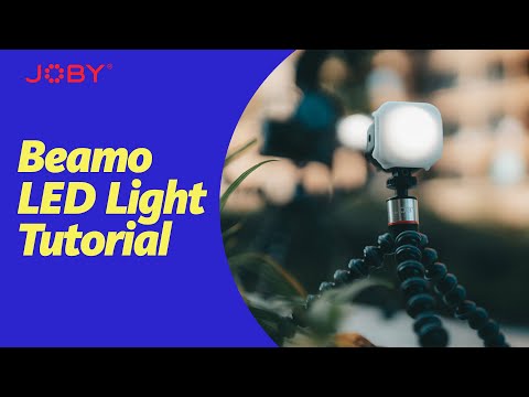 Joby Beamo žiedinis žibintas MagSafe nešiklis video