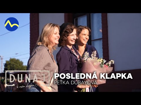Eva Dušeková alias Peťka Dubayová: posledný deň natáčania | Dunaj, k vašim službám
