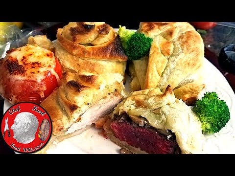 Beef and Pork Wellington! Beef Wellington in Puff...