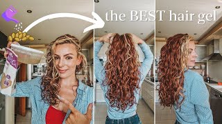 Homemade DIY flaxseed gel recipe and results on wavy hair // The best and most affordable option