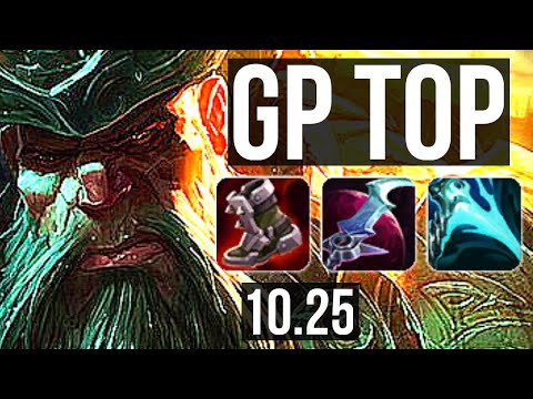 GANGPLANK vs CAMILLE (TOP) | 2.3M mastery, 6 solo kills, 1000+ games, 10/2/6 | BR Master | v10.25
