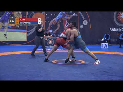 1/4 GR - 97 kg: I. TIGCI (TUR) v. D. TIMONCINI (ITA)