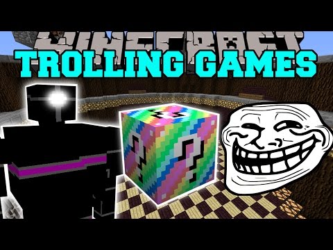 Minecraft: ROBOTS TROLLING GAMES - Lucky Block Mod - Modded Mini-Game
