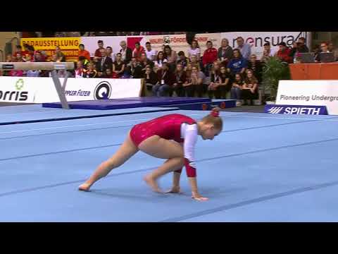 Lilia Akhaimova - Floor Exercise - 2017 Cottbus World Cup
