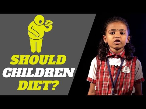 Should Children Diet? Speech by Ashvika V A | Little Flower Public School, Muringoor, Thrissur