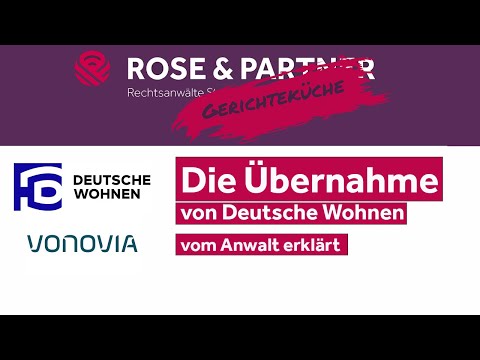 Vonovia übernimmt Deutsche Wohnen - vom Anwalt erklärt