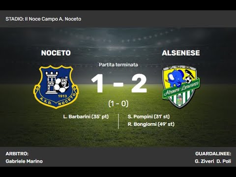 Noceto vs Alsenese 1-2