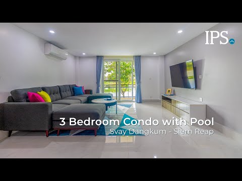 3 Bedroom Condo For Rent - Svay Dangkum, Siem Reap thumbnail