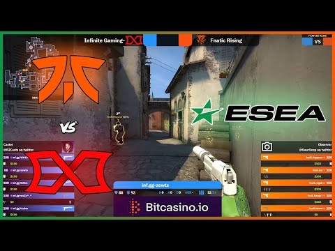 fnatic Rising vs Infinite | ESEA S39 EU - CSGO Advanced - HiGHLiGHTS | CSGO