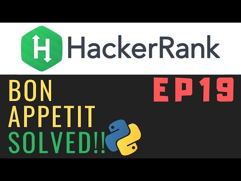 Solving Hackerrank With Python Bon Appetit Ep19