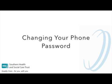 Changing Your Avaya Phone Password