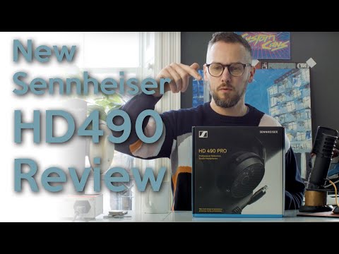 New! Sennheiser HD490 Open back Pro studio headphones - let's take a look inside