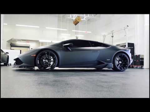 Matte Black Huracan LP610-4 | SV1 Deep Concave Wheels!