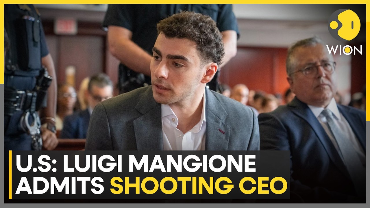 Luigi Mangione Pleads Guilty, Admits Shooting UnitedHealthcare CEO Brian Thompson | WION