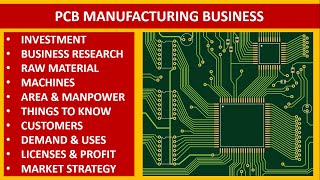 PCB Manufacturing Business | PCB Making Business Plan | How to ??