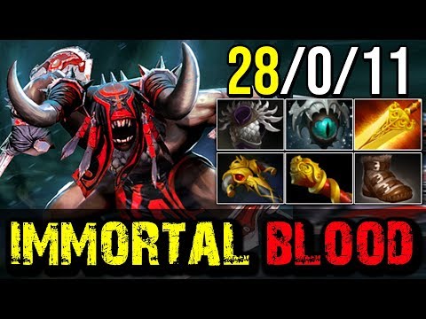 [Bloodseeker] The Immortal Blood 28Kills No Death + Insane Speed by Draskyl | Dota 2 FullGame
