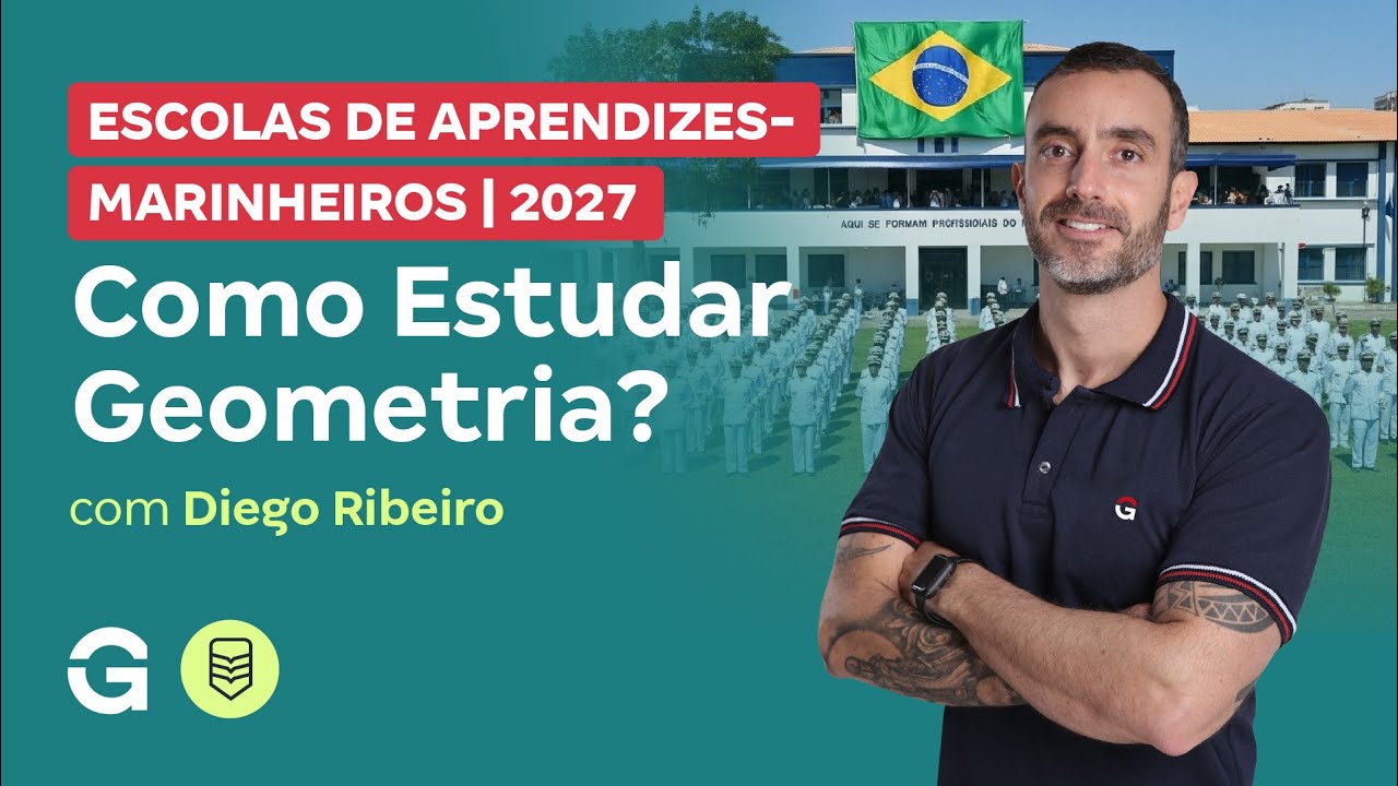 Concurso EAM 2027 | Como Estudar Geometria? | Diego Ribeiro