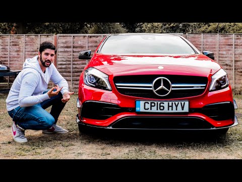 MERCEDES A45 AMG | Interior Exterior Detailed Overview + Exhaust Revs