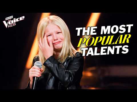 The MOST POPULAR Talents of The Voice Kids History