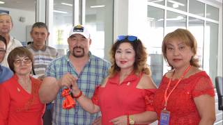 Очередное вручение Автомобиля марки Volkswagen Polo от компании G-TIME CORPORATION партнеру из Алмат