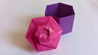 Easy Origami Box Tutorial - DIY Paper Gift Box | Simple Origami for Beginners