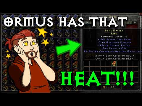 Don't Skip This Early Quest in Diablo 2 Resurrected! Is Your Ring Godly? 100 Ormus Ring Analysis D2R