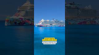 Каюта Club Balcony Suite на лайнере NCL Aqua 🛳️✨