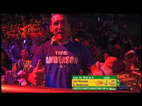 PDC World Tour 2014 - Perth Darts Masters 2014 - First Round - van Gerwen VS K Anderson